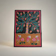 Handmade Madhubani Painting – Tree of Life | Mithila Art Traditional Indian Folk Wall Decor - Retail Maharaj