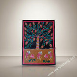 Handmade Madhubani Painting – Tree of Life | Mithila Art Traditional Indian Folk Wall Decor - Retail Maharaj