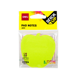 Deli A03202 Assorted Shape Sticky Notes 76x76mm Fluorescent Paper - Retail Maharaj