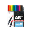 Tombow ABT Dual Brush Pen Set of 12 – Basic Colours - Retail Maharaj