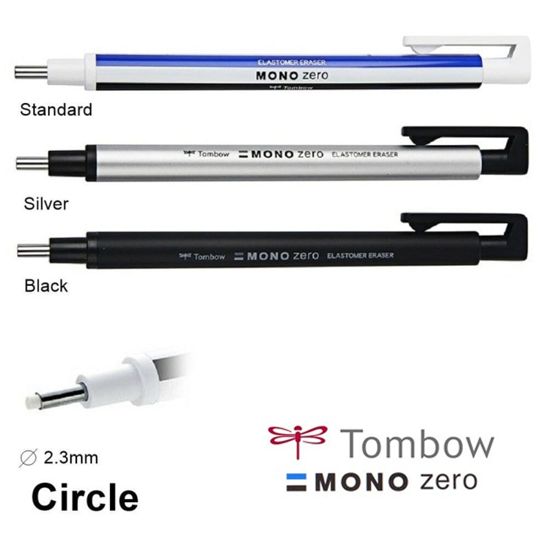 Tombow MONO Zero Pen-Type Round Eraser with Refill Pack - Retail Maharaj