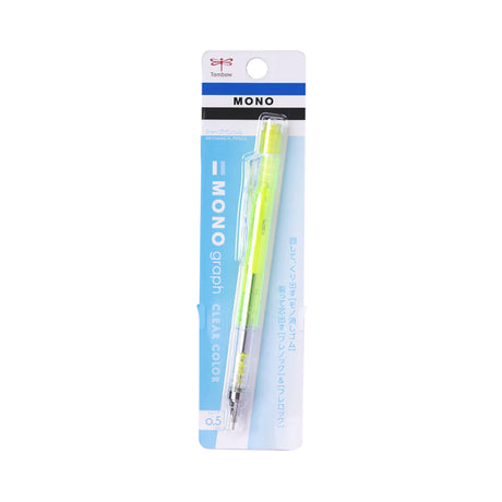 Tombow Mono Graph Clear Color Mechanical Pencil 0.3mm and 0.5mm Drafting - Retail Maharaj