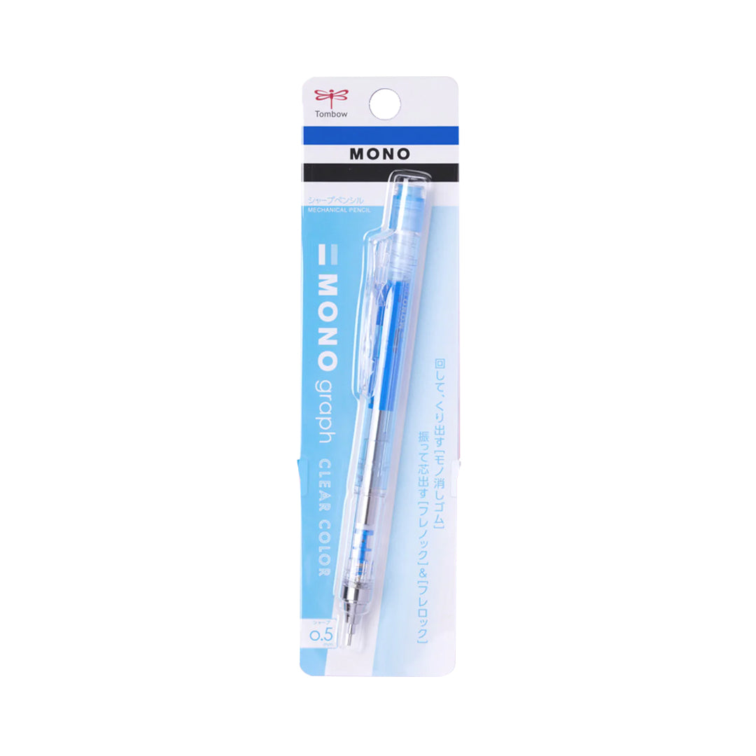 Tombow Mono Graph Clear Color Mechanical Pencil 0.3mm and 0.5mm Drafting - Retail Maharaj