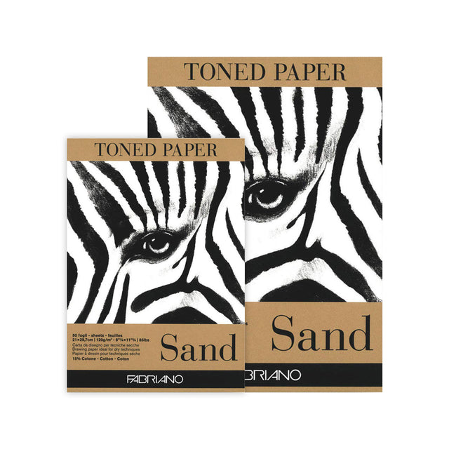 Fabriano Toned Paper Pad Sand – 120 GSM Drawing & Sketch Pad - Retail Maharaj