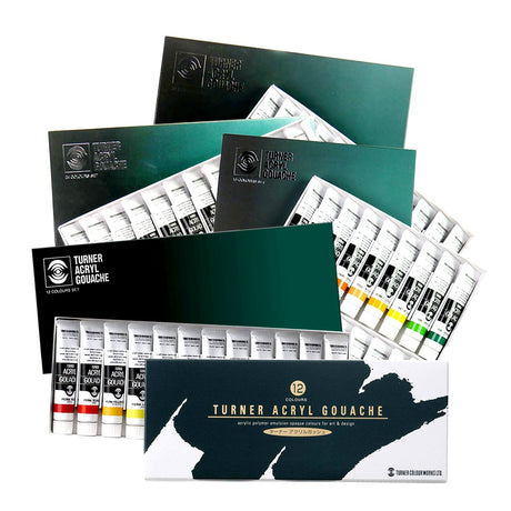 Turner Acrylic Gouache Colour Sets - Retail Maharaj