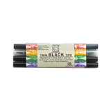 Zig Black Twin Tip Calligraphy & Drawing Pen Set of 4 - Retail Maharaj