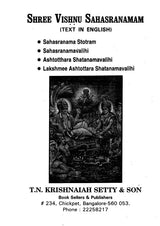 Shree Vishnu Sahasranamam- Text in English - Retail Maharaj