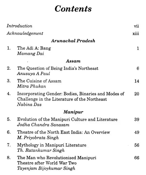 Prose Writings From North East India - Retail Maharaj