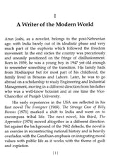Arun Joshi- Makers of Indian Literature - Retail Maharaj