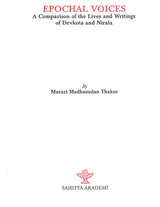 Epochal Voices- A Comparison of The Lives and Writings of Devkota and Nirala - Retail Maharaj