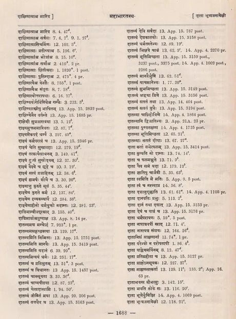 महाभारतस्थ- श्लोक पाद सूची- The Pratika- Index of The Mahabharata- Being a Comprehensive Index of Verse-Quarters Occurring in The Critical Edition of The Mahabharata (An Old and Rare Book in Set of 6 Volumes) - Retail Maharaj