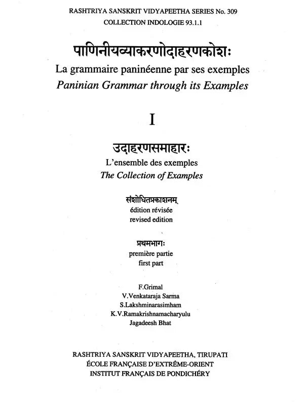 Paninian Grammar Through its Examples (The Book of Secondary Derivatives) - Vol- I.I - Retail Maharaj
