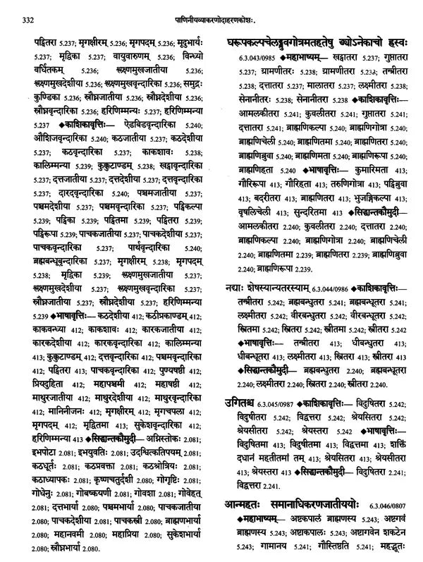 Paninian Grammar Through its Examples (The Book of Secondary Derivatives) - Vol- I.II - Retail Maharaj