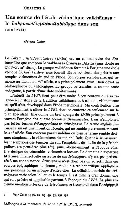 Mélanges à la Mémoire de Pandit N. R. Bhatt – Studies in Memory of Pandit N. R. Bhatt - Retail Maharaj