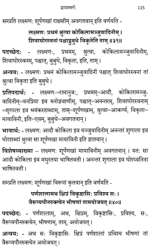 Raghuvamsam: Padaccheda Anvaya Pratipadartha Bhavartha Visesavyakhyasamullasitam (Volume 2) - Retail Maharaj