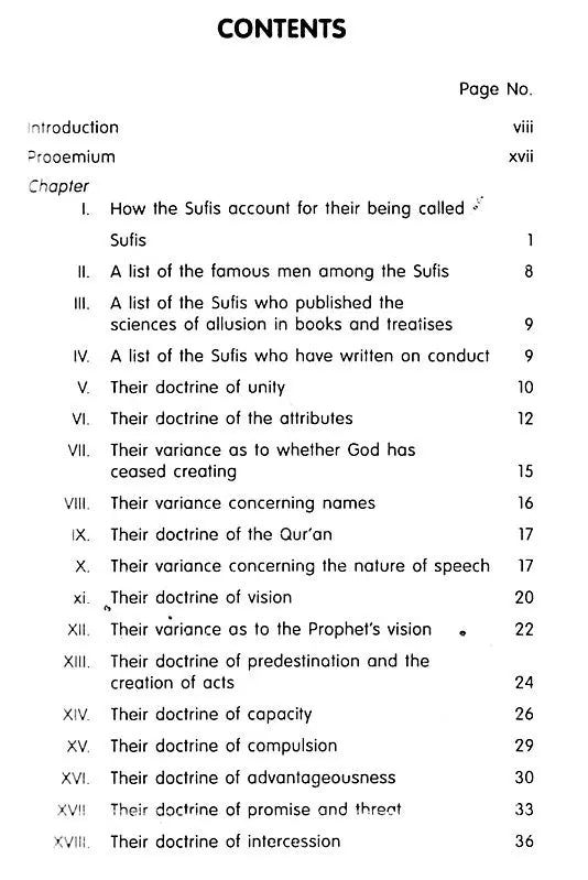 The Doctrine of the Sufis (Kitab al-Ta'arruf Li-Madhhab Ahl Al-Tasawwuf) - Retail Maharaj
