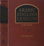Arabic English Lexicon- Dictionary (Set of 2 Volumes) - Retail Maharaj