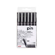 Uni Pin Fine Liner Marker Set Waterproof Black Ink Drawing Pens - Retail Maharaj
