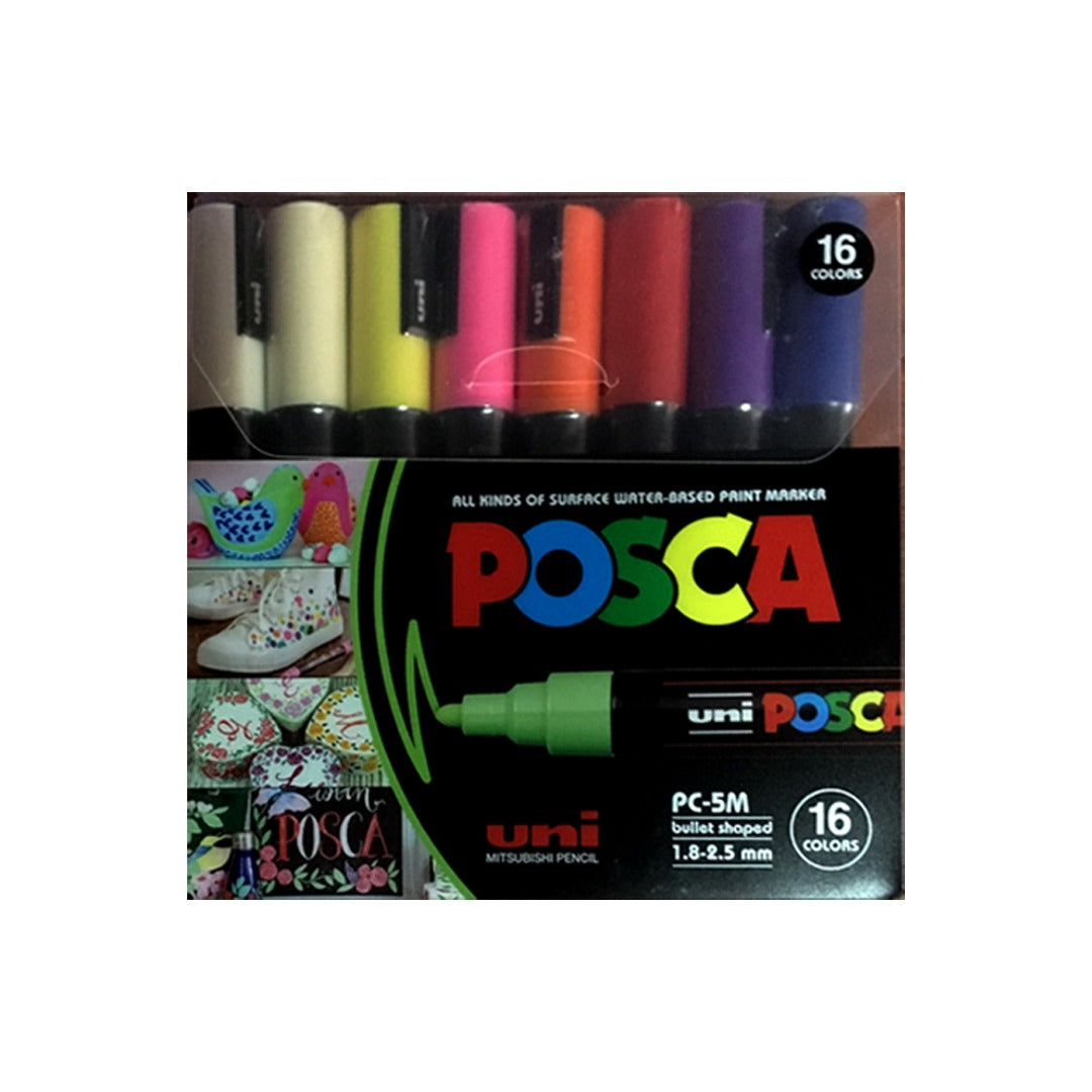 Uni Ball Posca Open Stock Paint Marker Sets Water Based Multi Surface Pens - Retail Maharaj