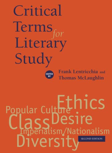 Critical Terms for Literary Study, Second Edition - Retail Maharaj