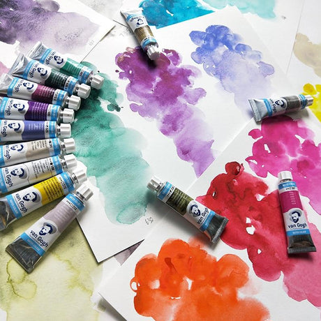 Van Gogh Artist Watercolour Paint Set Essential Colour Selection by Royal Talens - Retail Maharaj