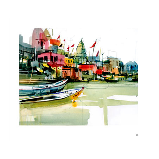 Varanasi An Artists Impression Art Book by Milind Mulick - Retail Maharaj