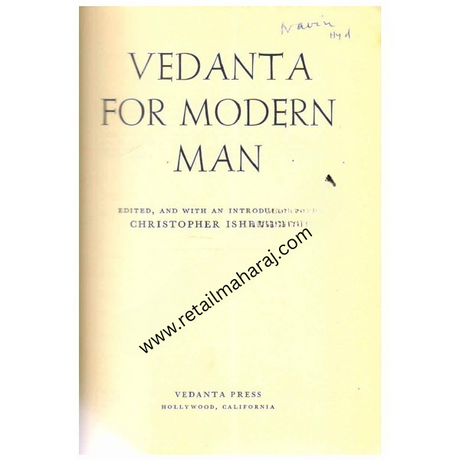 Vedanta for Modern Man 2nd Printing - Retail Maharaj