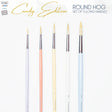 Retail Maharaj Hog Brush Set of 5 Flat Long Handle - Retail Maharaj