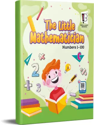The Little Mathematician-Number C (1-100) Brain Booster Child Activity Book Kindergarten with Touch & Feel Feature - Retail Maharaj