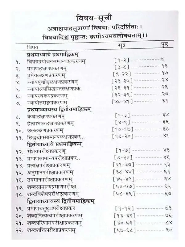 न्यायदर्शनम  Nyayadarshan - Retail Maharaj