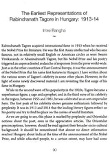 Towards Tagore - Retail Maharaj