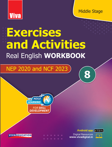 Real English Workbook, 2024 Edition Book-8 - Retail Maharaj