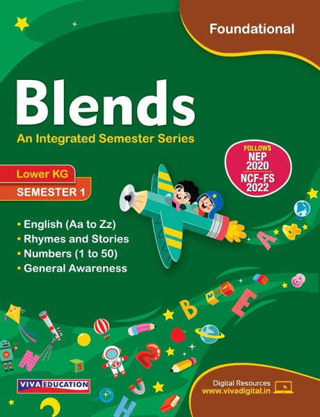 Viva Blends An Integrated Semester Series for Lower KG Semester 1 - Retail Maharaj
