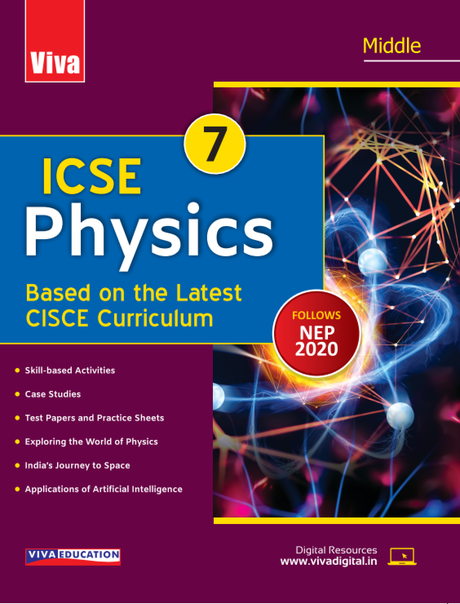 Viva ICSE Physics Based On The Latest CISCE Curriculum for Class 7 | Middle - Retail Maharaj