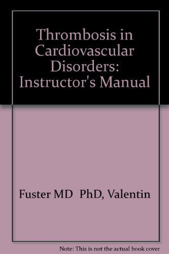 Thrombosis in Cardiovascular Disorders - Retail Maharaj