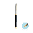 Waterman Carene Deluxe Black Gold Trim Rollerball Pen - Retail Maharaj