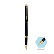 Waterman Hemisphere Mars Black Gold Trim Fountain Pen - Retail Maharaj