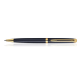 Waterman Hemisphere Matte Black Gold Trim Ball Pen - Retail Maharaj