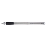 Waterman Hemisphere Stainless Steel Chrome Trim Fountain Pen - Retail Maharaj