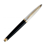 Waterman Carene Deluxe Black Gold Trim Rollerball Pen - Retail Maharaj