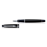 Waterman Expert Mars Black Chrome Trim Medium Fountain Pen - Retail Maharaj