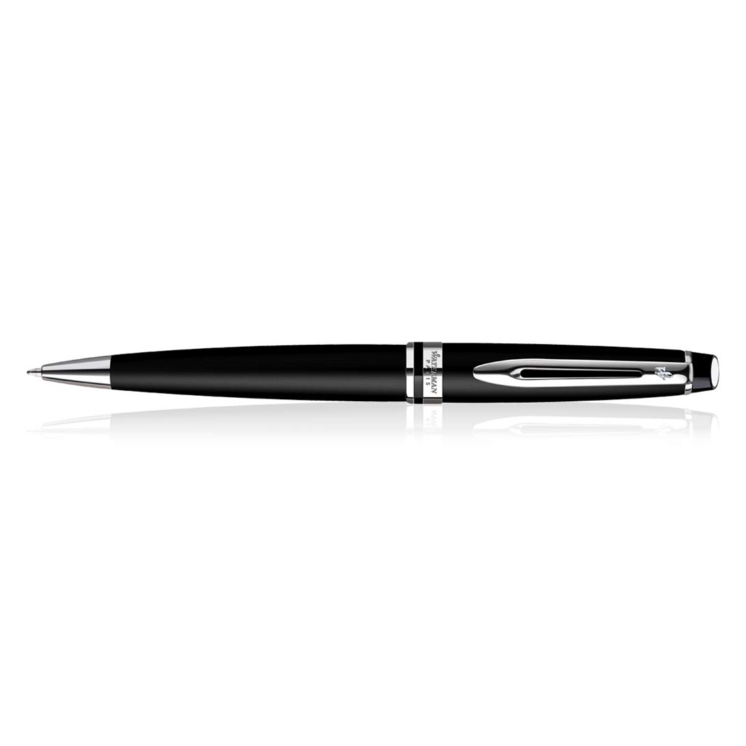 Waterman Expert Matte Black Chrome Trim Ball Pen - Retail Maharaj