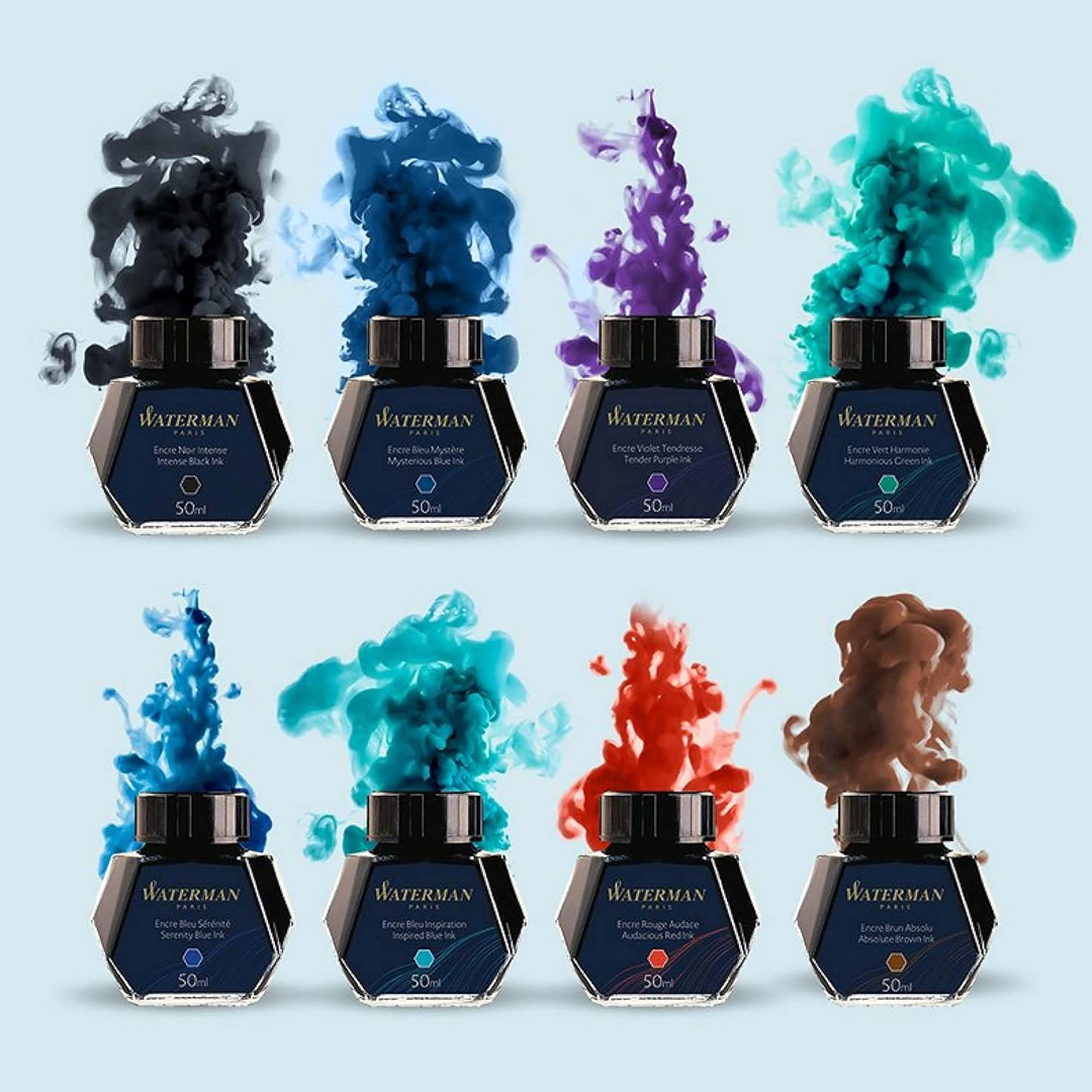 Waterman Intense Black Ink Bottle 50ml - Retail Maharaj