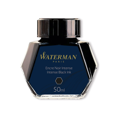 Waterman Intense Black Ink Bottle 50ml - Retail Maharaj
