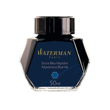 Waterman Mysterious Blue Ink Bottle 50ml - Retail Maharaj
