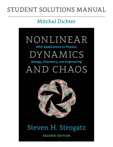 Student Solutions Manual for Nonlinear Dynamics and Chaos, 2nd edition - Retail Maharaj