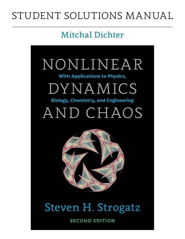 Student Solutions Manual for Nonlinear Dynamics and Chaos, 2nd edition - Retail Maharaj