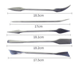 Stainless Steel Clay Modeling Tools with Black Case – Set of 5 - Retail Maharaj