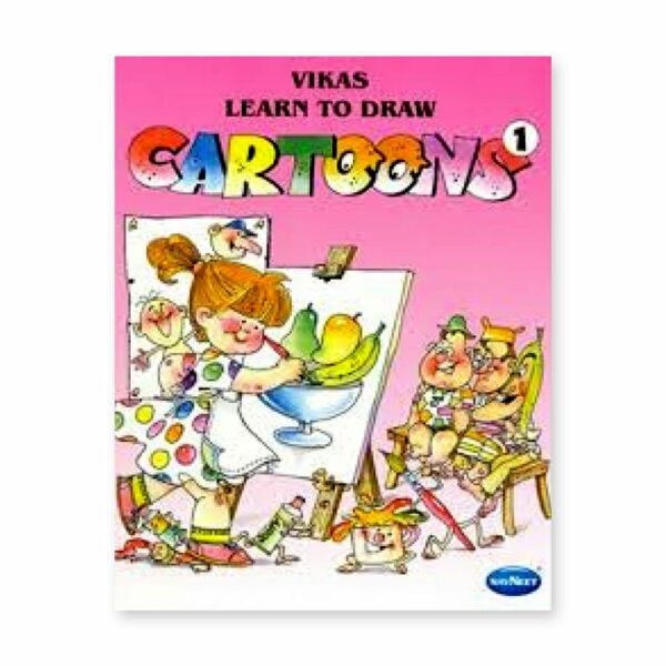 Navneet Learn to Draw Cartoons Book 1 - Retail Maharaj