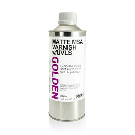 Golden Matt Mineral Spirit Acrylic Varnish 946 ml - Retail Maharaj